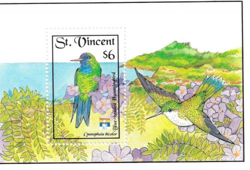 St. Vincent- Birds, 1993 - S/S MNH