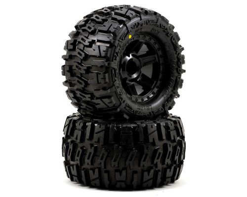 Pro-Line Trencher 2.8&#034; Tires w/Desperado Nitro Rear Wheels (2) (Black) (M2)