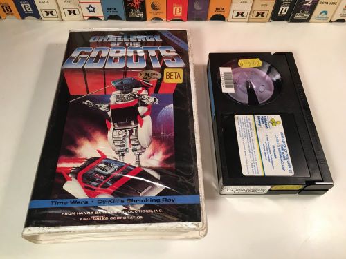 * Challenge Of The Gobots Vol. 1 Betamax NOT VHS 1985 Sci Fi Animation Beta 80&#039;s