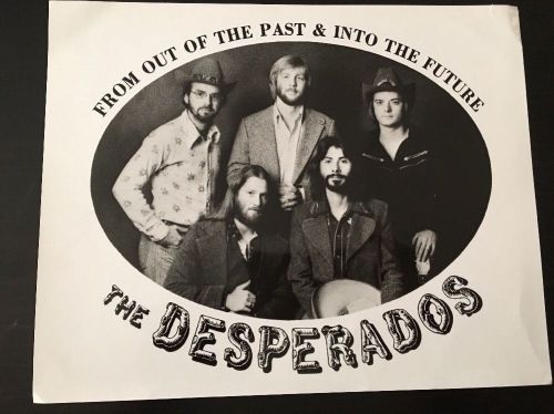 Vintage Music Promo 8x10 The Desperados