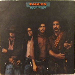 DESPERADO Eagles 1973 ASYLUM SD 5068 w/ black slv VG+/VG+ LP, image 2