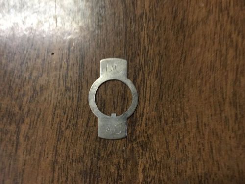 Vintage Hodaka Motorcycle Emergency Switch Name Plate 929331 All Headlights