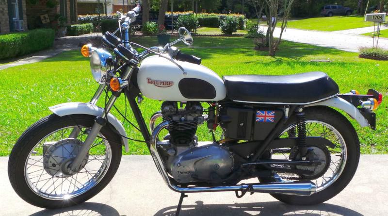 1971 triumph tr6r classic vintage 650cc motorcycle