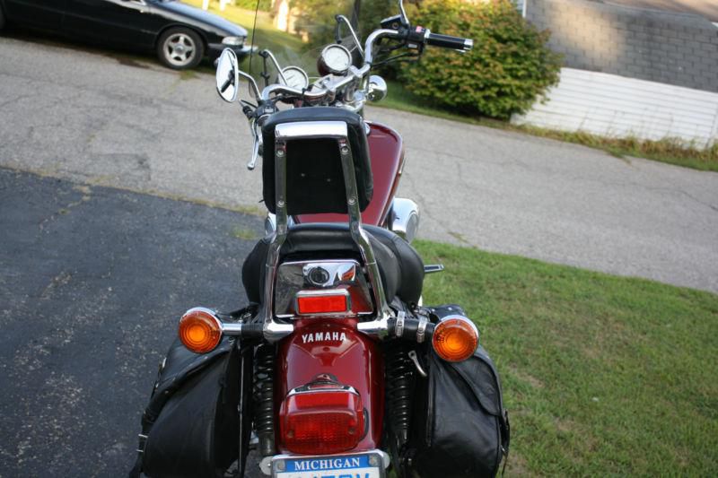 Buy 1990 Yamaha 750 Virago 14,132 Miles Windshield Bags on 2040-motos