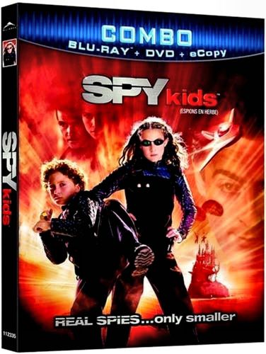 Spy kids (new blu-ray/dvd combo)antonio banderas, daryl sabara, alexa vega,