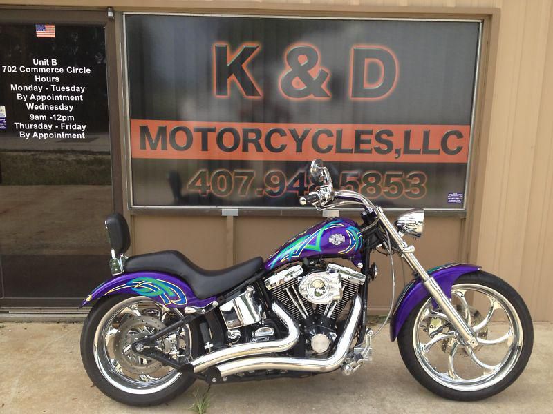 nice 1998 softail custom lots of custom parts