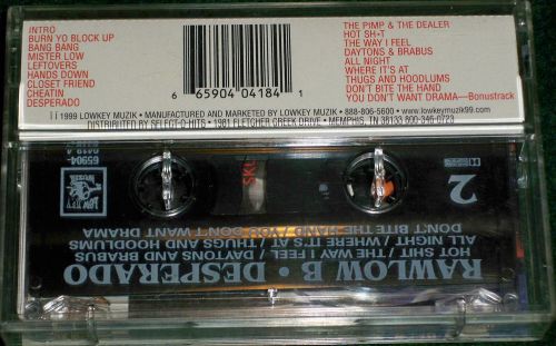 Rawlow B 1999 Desperado OG CD + Tape, ft: Black + Jay, Boogie, Chilli D, Zig-Zag, US $39.99, image 10