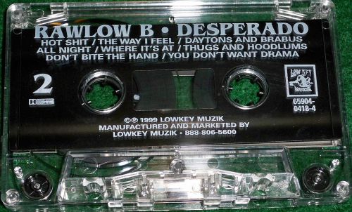 Rawlow B 1999 Desperado OG CD + Tape, ft: Black + Jay, Boogie, Chilli D, Zig-Zag, US $39.99, image 12