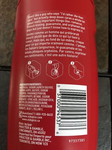 Old Spice Red Collection Desperado Scent Body Wash 16 fl oz Skin Smooth LOT Of 3, US $14.99, image 5