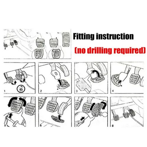 3X Clutch Gas Brake Foot Pedal For VW SEAT Golf MK3/MK4 Vento Lupo Polo MT Skoda