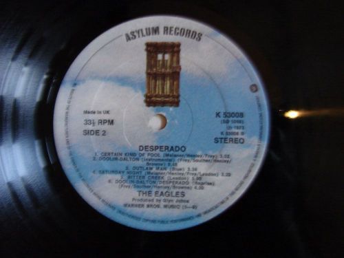 The Eagles Desperado LP Vinyl Record 1973 K53008A, US $, image 4