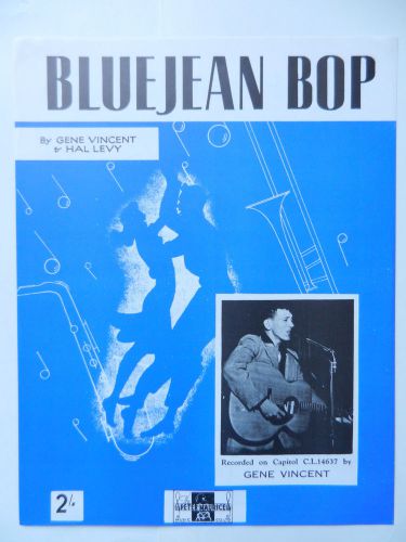 Gene vincent - bluejean bop - sheet music
