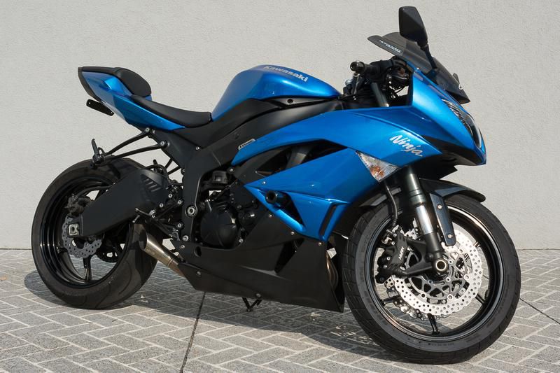 2008 kawasaki ninja zx-6r  sportbike 