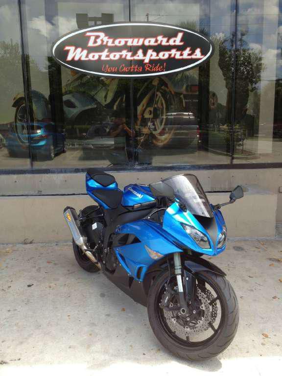 2009 kawasaki ninja zx-6r  sportbike 
