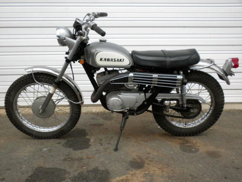 1969 kawasaki 250 sidewinder vintage enduro motorcycle original