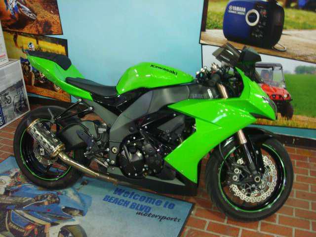 2008 kawasaki ninja zx-10r  sportbike 