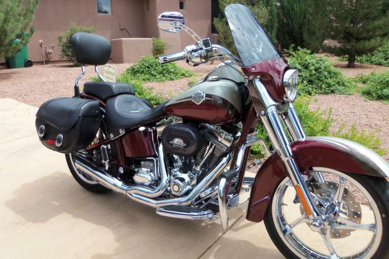 2010 CVO Softail Convertible SCREAMING EAGLE low milage extended service plan, US $18,000.00, image 7