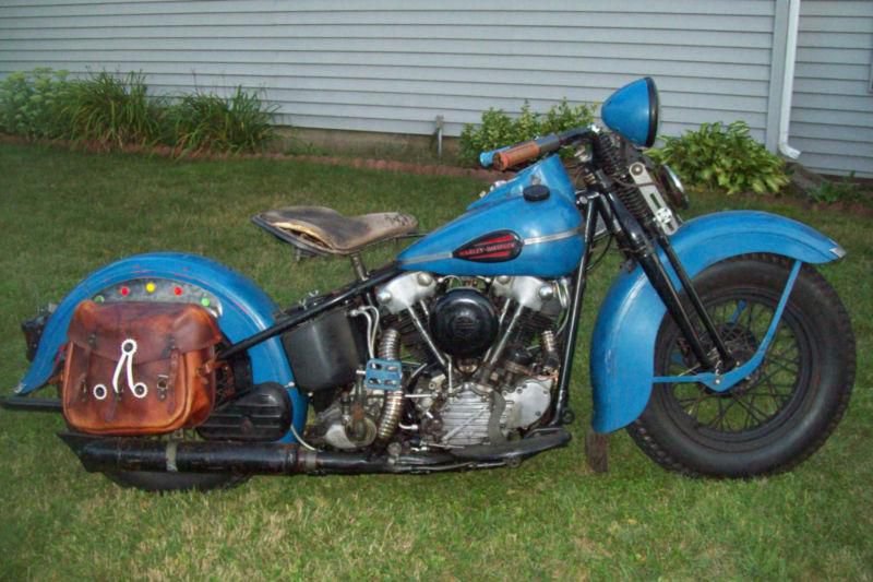 1946 Harley-Davidson FL Knucklehead Recent Rustoration, Runs good, See Videos