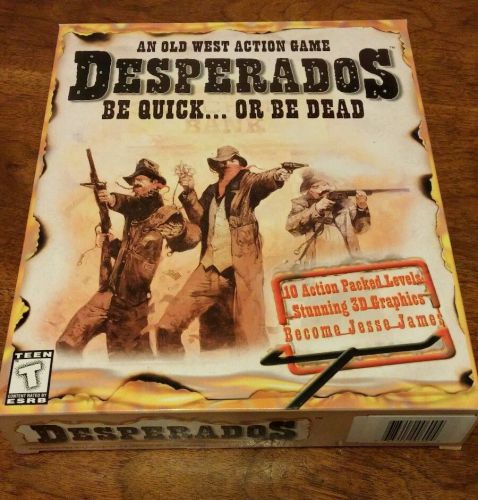 Desperados: be quick or be dead cd-rom for windows - brand new in sealed box!