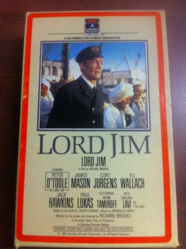 LORD JIM Beta Peter O&#039;Toole Original Release on Video 1965