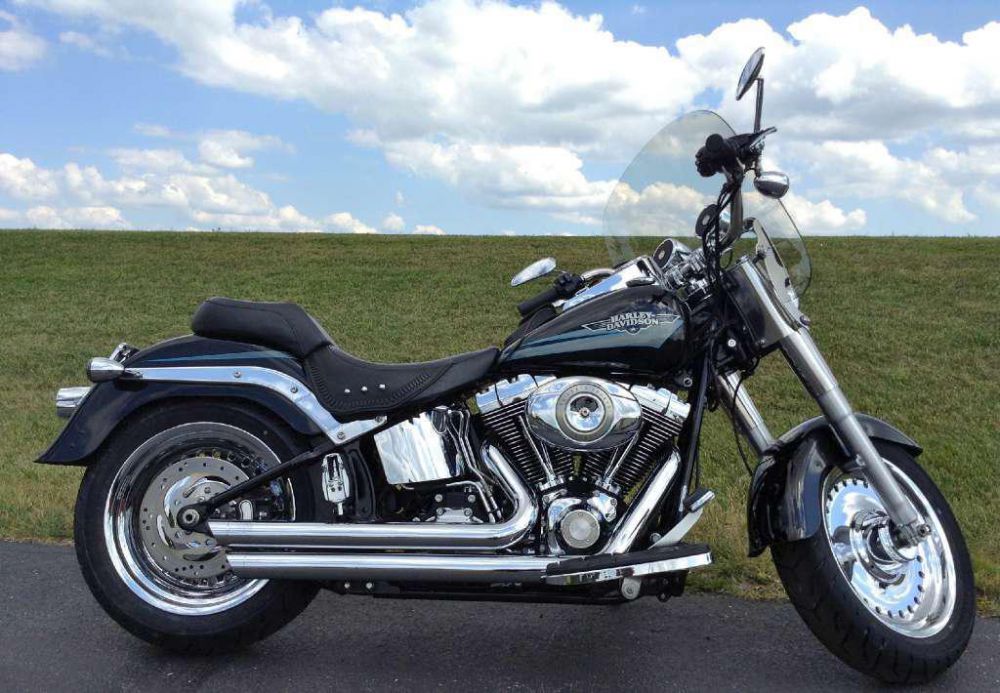 2009 harley-davidson flstf softail fat boy  cruiser 