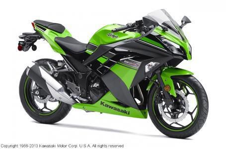 2013 Kawasaki NINJA 300 LIME GREEN Sportbike 