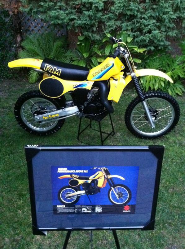 Vintage motocross 1982 suzuki rm125