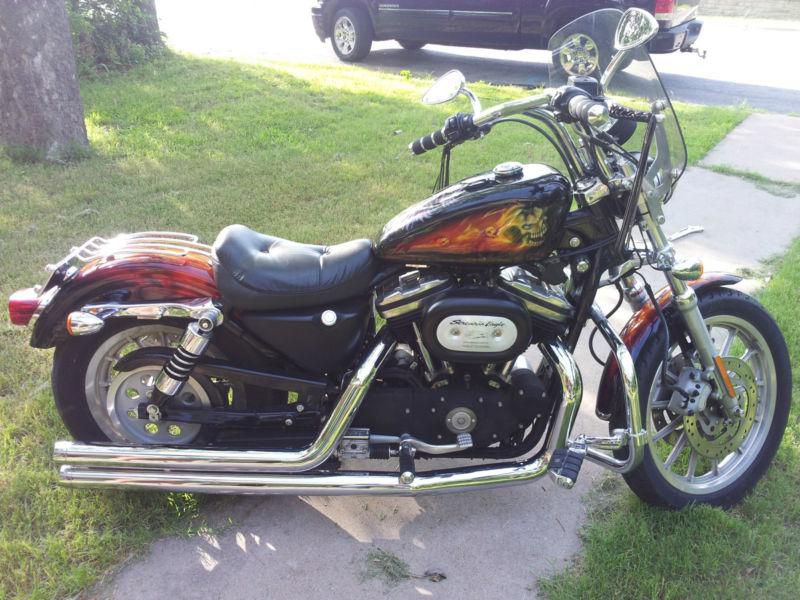 2002 HARLEY DAVIDSON 883 Sportster Custom Airbrush