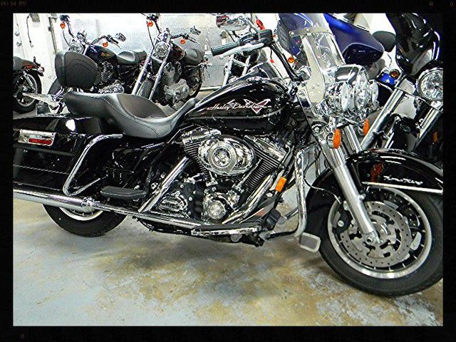 2008 harley davidson road king flhr - pompano,florida