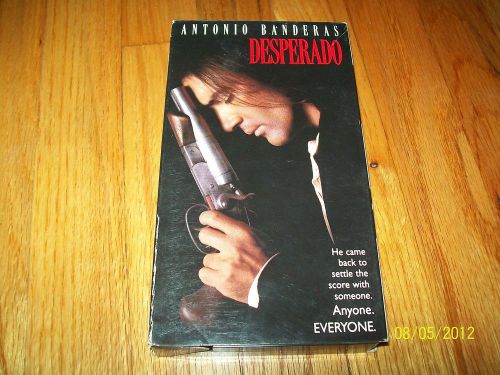 DESPERADO VHS VERY GOOD CONDITION ANTONIO BANDERAS SALMA HAYEK