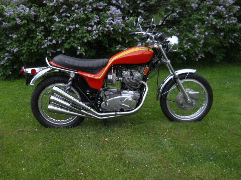 1973 triumph hurricane: antique, 750cc, trx75, trident, bsa, unrestored