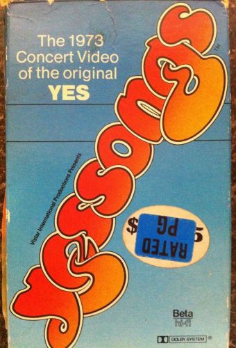 YESSONGS Beta Yes 1973 Concert Tour