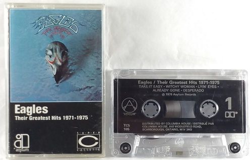 The eagles - their greatest hits 1971-1975 (cassette, 1976) desperado, lyin eyes