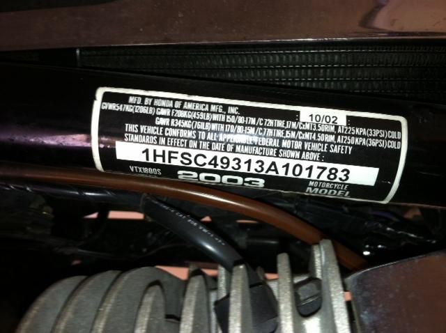 MINT 2003 Honda VTX 1800R Black, Low Miles, w/ Lots of Extras, US $4,000.00, image 8