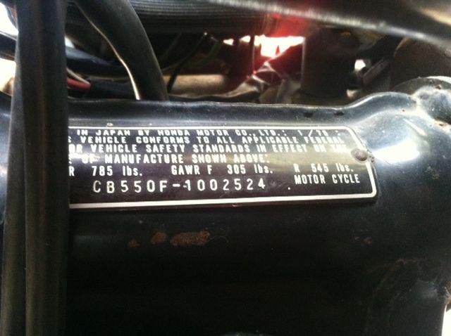 1975 Honda CB550F Super Sport, US $1,500.00, image 5