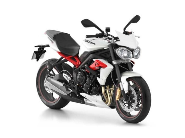 2013 Triumph Street Triple R ABS - Crystal White 