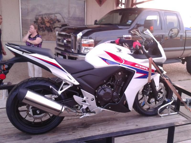 Brand new 2013 Honda CBR 500r
