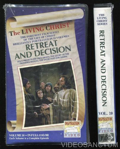 RELIGIOUS BETA NOT VHS THE LIVING CHRIST: RETREAT AND DECISION INSPIRATION VIDEO