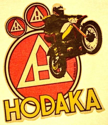 Vintage original 1974 roach mini hodaka motorcycle iron on transfer rare!