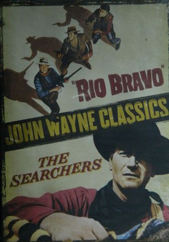 2 John Wayne Classic Westerns RIO BRAVO (1959) The SEARCHERS (1956) SEALED, US $12.99, image 2