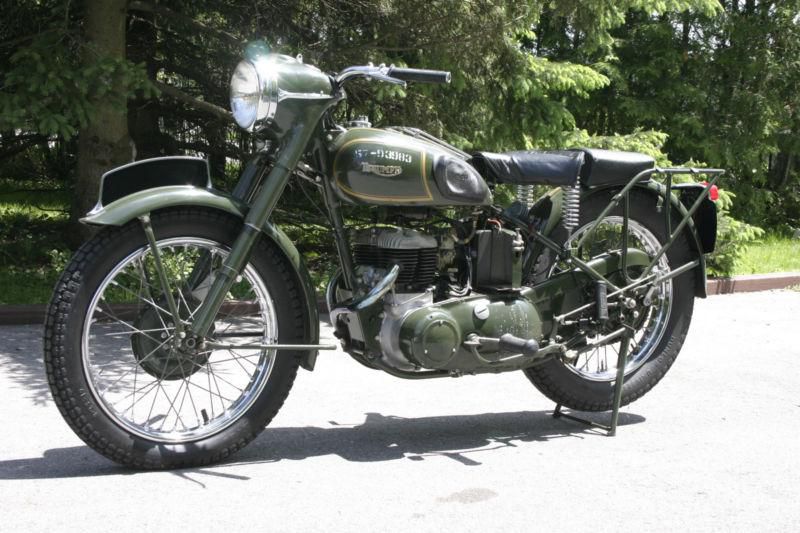 1957 triumph trw 500 (canadian military)
