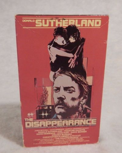 Betamax Beta movie - THE DISAPPEARANCE Donald Sutherland 1977
