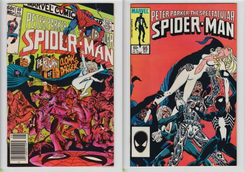 Spectacular Spider-Man #s 69 &amp; 95 - Cloak &amp; Dagger - Hannigan/Milgrom - VFN