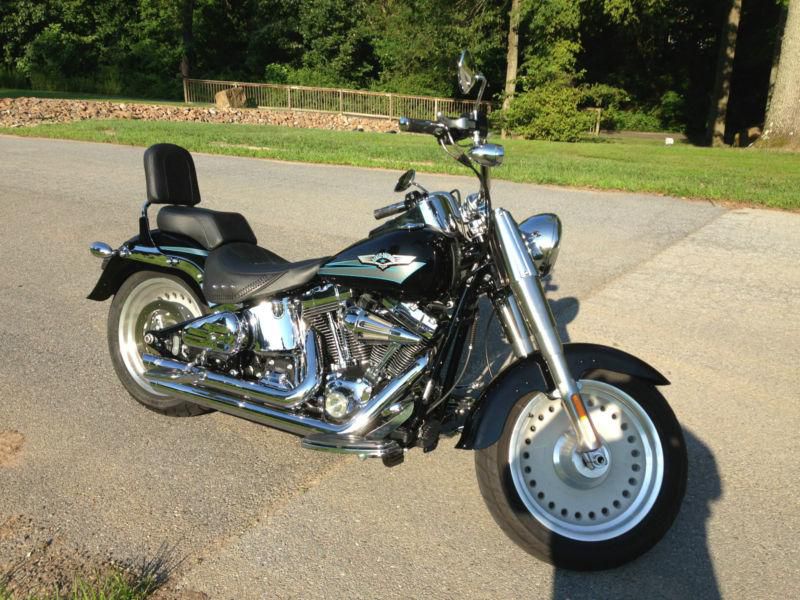 2008 harley davidson softail flstf fatboy fat boy only 2300mi. loaded w/xtras!