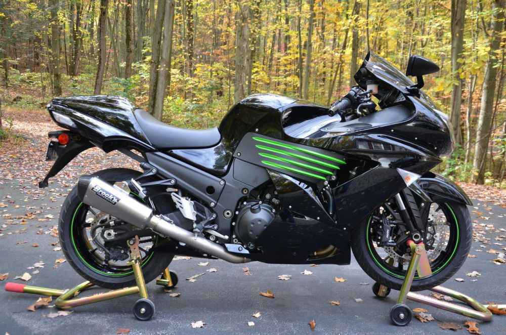 2009 kawasaki ninja zx -14 monster energy sportbike 