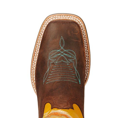 Ariat Women's Mustard Desperado Cowboy Western Boots Distressed Brown 10018565, US $229.95, image 6