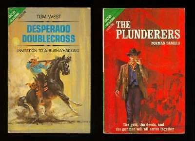 the plunderers/desperado doublecross, norman daniels/tom west, VeryGood