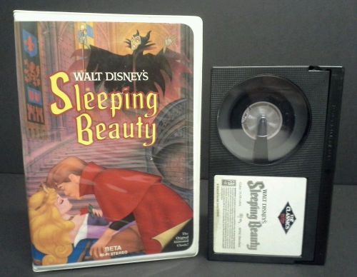Rare BETA Disney Home Video SLEEPING BEAUTY Black Diamond classics edition
