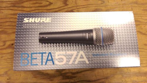 New in Box NIB Shure Beta 57A Supercardioid Dynamic Instrument Microphone Mic