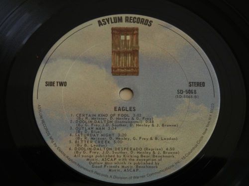 EAGLES DESPERADO 1973 ASYLUM RECORDS LP 12" VINYL ALBUM SD5068 DOOLIN DALTON, US $9.99, image 7